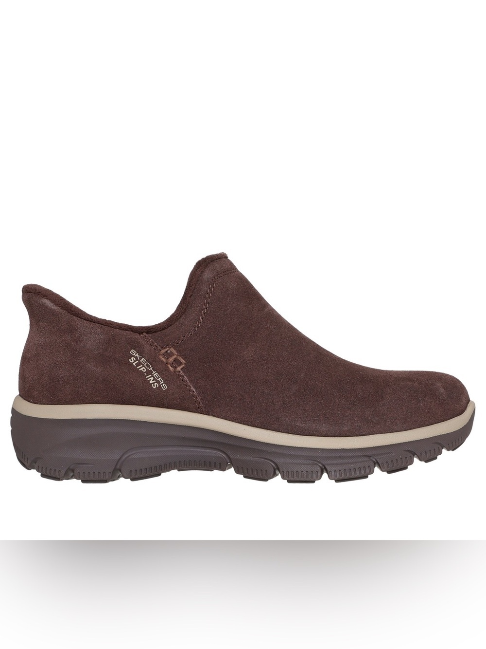 Skechers Slip-Ins Relaxed Fit Easy Going Modern 2 Suede Brown Size 11 NIB